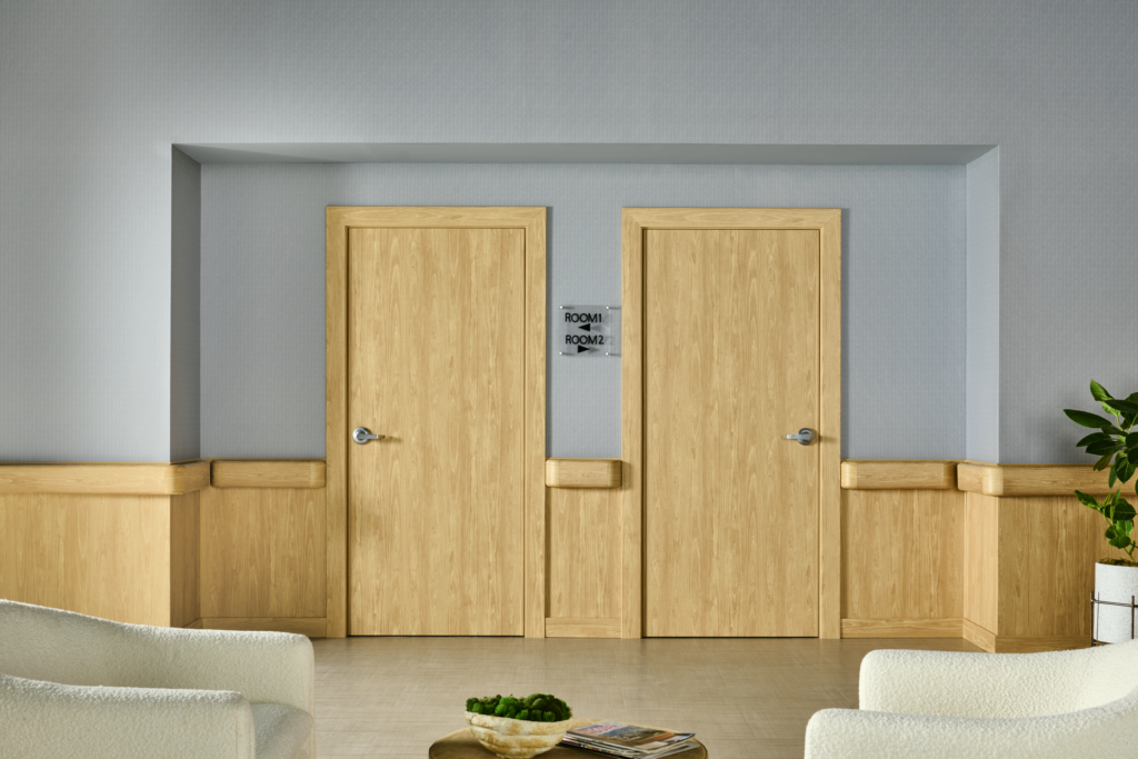 Retail interior with i2M Woodgrain Douglas decorative film