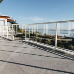 Vinyl Deck Membrane installed on balcony